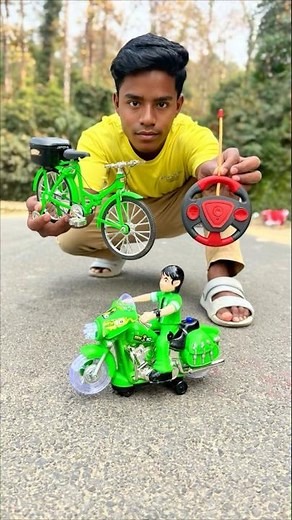 Remote Control Green Cycle And Ben10 Bike Unboxing 🔥