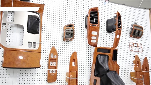 LC100 Car Interior Wooden Window Swith Penal Dashboard Air Vents for Toyota Land Cruiser 100 FJ100 1997-2007 Accessories