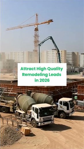 🚧 Remodeling leads in 2026 aren’t coming from louder ads