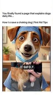 How to save choking dog | FIRST AID TIPS #dogshorts #dogfood #usa