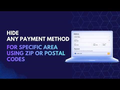Hide Payment Methods for Specific Area Using ZIP or Postal Codes in Shopify | PayRules | KlinKode