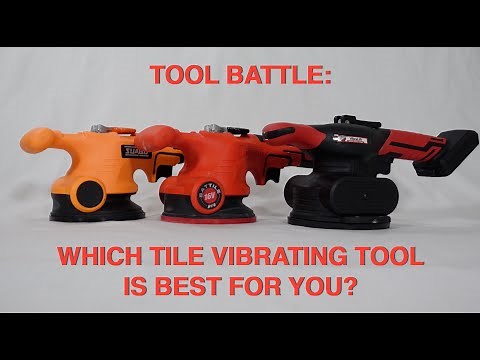 Tool Battle: Which tile vibrating tool is best for you? Montolit BattilePro - RTC Vibralift - Suabu
