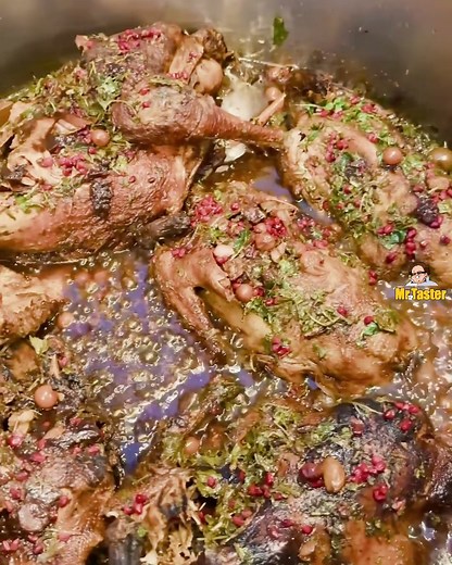 103K views · 1.6K reactions | Cooking Stuffed Duck & Goose with Oji Polow (Wild Thyme Rice) in the Dubai Desert | Mr. Taster | Facebook
