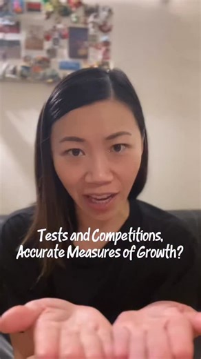 [COMPETITION] Are tests and competitions an accurate measure of growth? In some cases, yes - especially if it’s assessing your ability to keep your stress and performance anxiety down. In other cases, NO. Realistically, if you’re 1 person in 3 heats of people, does not getting a single “Y” and “M” mean you didn’t improve? 💭 🤔 But, does getting them mean you -did- actually improve? If you’re looking to measure your own growth, be aware that competition results are inconsistent and out of your p