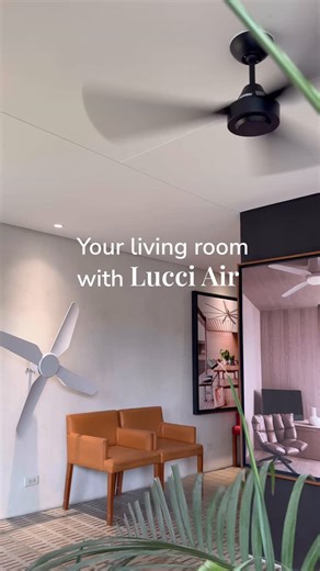 Lucci Air Fans on Instagram: "When your Lucci Air fan becomes the main character in your living room 😌🍃 Turn your home into a cool statement space – with Lucci Air! #LucciAir #manilahouse #contemporarydesign #homeimprovement #ceilingfan #homedesign #livingroomfurniture #tropicalinteriors #alfrescoliving"