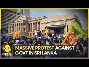 Massive protests against ruling Sri Lankan govt rocks Colombo | Latest World News | Top News | WION