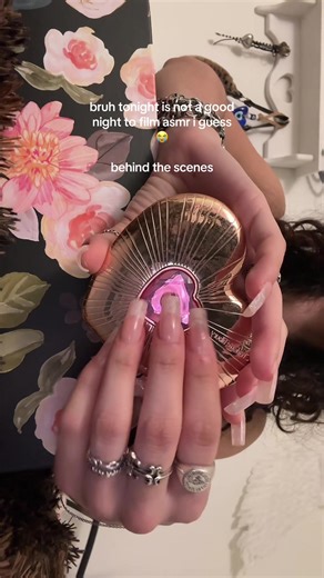 so loud outside for whaaaat #asmr #asmrtapping #behindthescenes #bloopers #makeupasmr