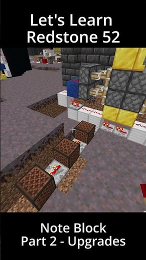 Note Block Upgrading Your Machines | Let's Learn Redstone 52 | Minecraft Bedrock Redstone Tutorial