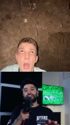 He stepped into a bears cave