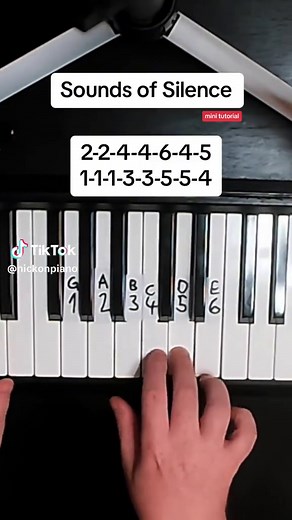 Sounds of Silence Piano Tutorial