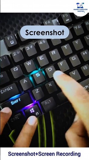 "How to Screenshot & Screen Record on Laptop/Desktop – Step-by-Step Tutorial" #shortcutkeys #shorts