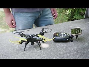 Drone caméra et système WiFi (retour image sur smartphone) - Ultradrone X30 Storm