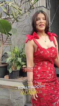 Bigg Boss 18 Eden Rose Looks Beautiful In Red Outfit Spotted in Mumbai