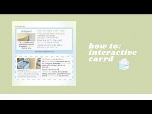 cute & easy; interactive carrd tutorial (free plan)