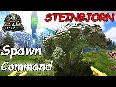Steinbjorn ARK Spawn Command | How To Summon STEINNBJORN ARK FJORDUR CODE