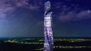 会跳舞的大楼！每层楼都能360度旋转，让你把迪拜的海景看个遍