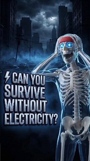 Can You Survive Without Electricity? ⚡😱 #Shorts