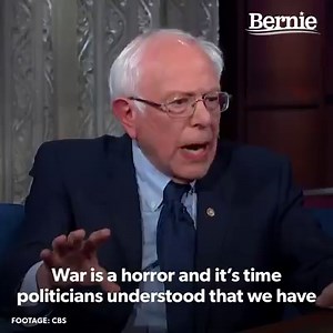 War is a horror. And it is time that politicians understood we must do everything we can to avoid war. | Bernie Sanders