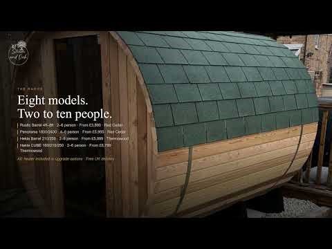 Outdoor Saunas UK | Barrel & Cube Garden Saunas | From £3,890 | Steam & Oak