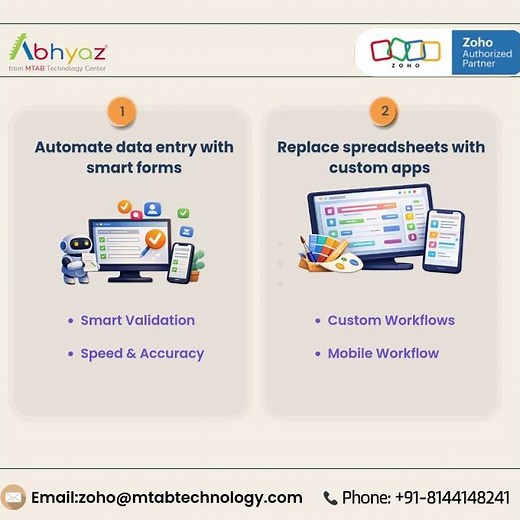 Smarter business automation with Zoho Creator