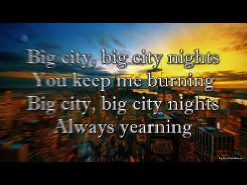 Scorpions - Big City Nights (Lyric Video) #lyrics #scorpions