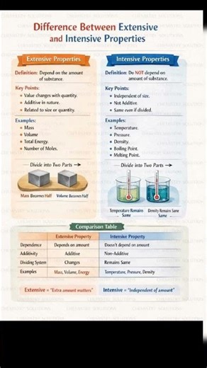 Difference between Intensive and Extensive Properties @StemSpark_15