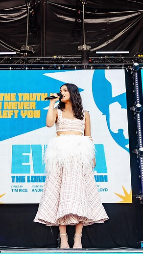 Rachel Zegler: don't cry Me: can't. stop. crying. 🎟️ Evita - The Musical officially opens tonight - book tickets now on Official London Theatre: https://officiallondontheatre.com/show/evita-111449197/?month=06/25&utm_source=Facebook&utm_medium=Evita&utm_campaign=listing | West End LIVE