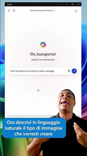 Crea immagini con l'AI gratis con Copilot