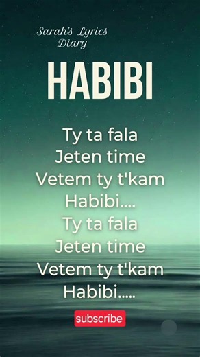 Habibi lyrics - Ricky Rich#habibi#rickyrich#love#lyrics#shorts#english#songs#viral#trending