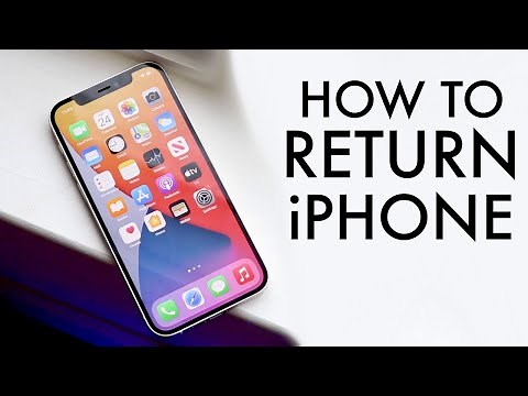 How To Return An iPhone To Apple
