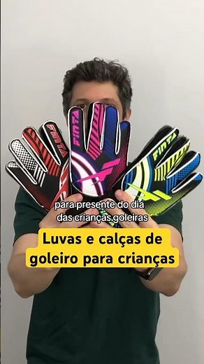 Luvas e calça de goleiro para crianças! #futebol #esporte #goleiro #treino #crianças #presente