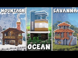 I Built a Starter House for Every Biome in Minecraft!