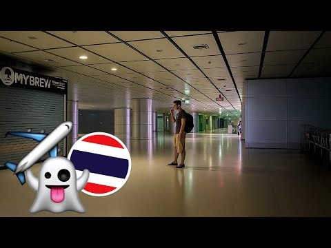 I Spent the NIGHT at The World's Most HAUNTED Airport (Bangkok Suvarnabhumi) 🇹🇭