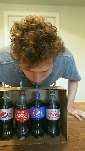Guess The Cola Challenge 🥤 #challenge #soda | Jesser
