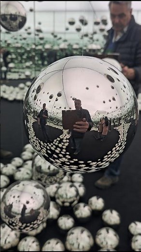 Yayoi Kasuma's Infinity Mirrored Room exhibit at the AGO