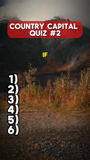 22K views · 410 reactions | COUNTRY CAPITAL QUIZ #2. | quizmaster923 | Facebook
