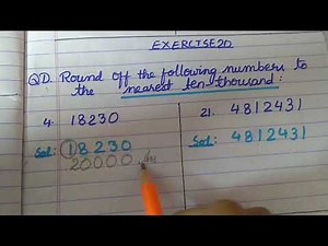 Round off - Nearest Ten Thousand