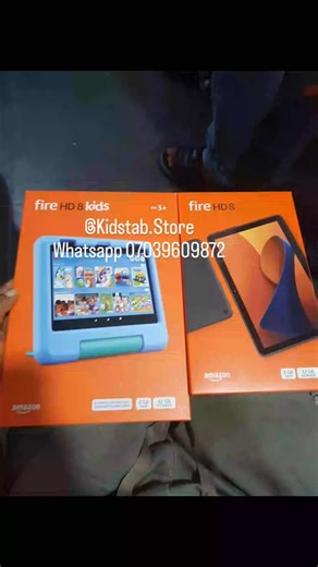 Edidiong Okon-Etim|| Kids Tablet Lagos||Amazon IPads on Instagram: "Amazon Fire HD 8 Educational Kids Tablet Latest 2024 edition 3GB Ram - 32GB Rom - 8inches - wifi enabled only - 1280 - 800 Full HD Display Suitable for children of All Ages Amazon Fire HD 8 Alexa 2024 ……….. N175,000 Amazon Fire HD 8Kids Edition 2024…… N205,000 The Tabs has Same features and inches the difference is just the pouch Screen protector:: N2,000 Features Amazon 8” HD display, 3 GB RAM, 32GB, up to 1 TB of expandable st