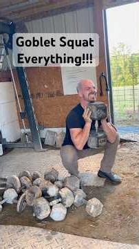 Goblet Squatting Every Dumbbell That I Own | Barn Gym Leg Day @hiseaboots