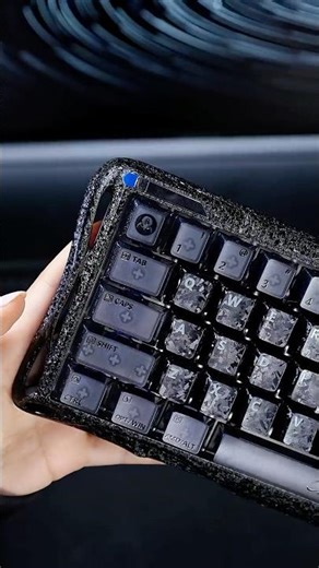 The Cyber Frost Black V60 Pro with Bold Carbon Fiber Design?! 😲🔥