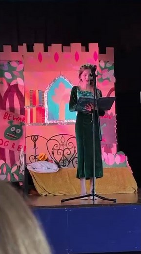 Shrek the musical, singing “I know it’s today” young Fiona! #singingcover #shrek