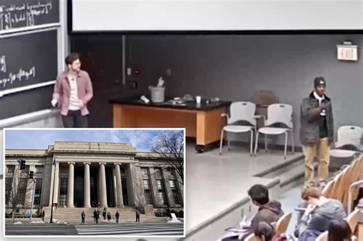 MIT student awkwardly interrupts math lecture to call for walkout and lead ‘Free Palestine’ chant