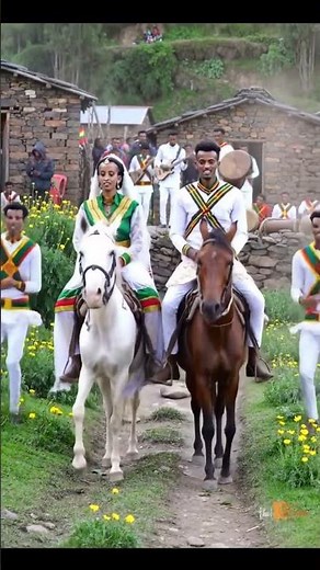 EPIC Ethiopian Wedding Horse Ride | Royal Highland Celebration