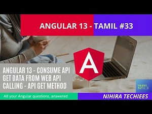 Angular 13 tutorial in Tamil #part33 | get data from Web API | how to consume data from Web API