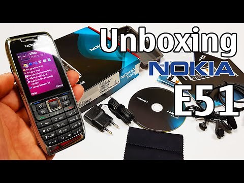 Nokia E51 Unboxing 4K with all original accessories RM-244 Eseries review