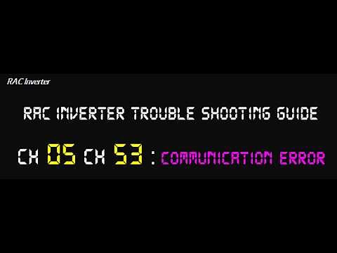 code d’erreur CH 05 pour climatiseur LG