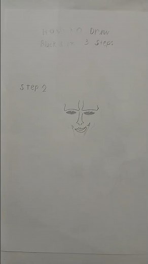 3 easy steps to draw black s