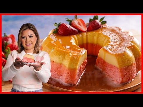 My Most Requested Dessert Ever: TRES LECHES FRESAFLAN so easy and so delicious!