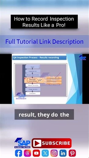 How to Record Inspection Results Like a Pro | SAP QM Planning and Execution | Inspection Execution