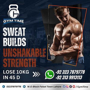Sweat builds unshakable strength   Lose 10 kg in 45 Days   Weight loss Diet & Training   03237879778 #majidalifitness #foryoupage #goodfood #dietitian #cardio #goodvibes #weightloss #fitness #gym #stayfit #fintesschallange #getfit #lahorefitness #train | GymTime | Facebook